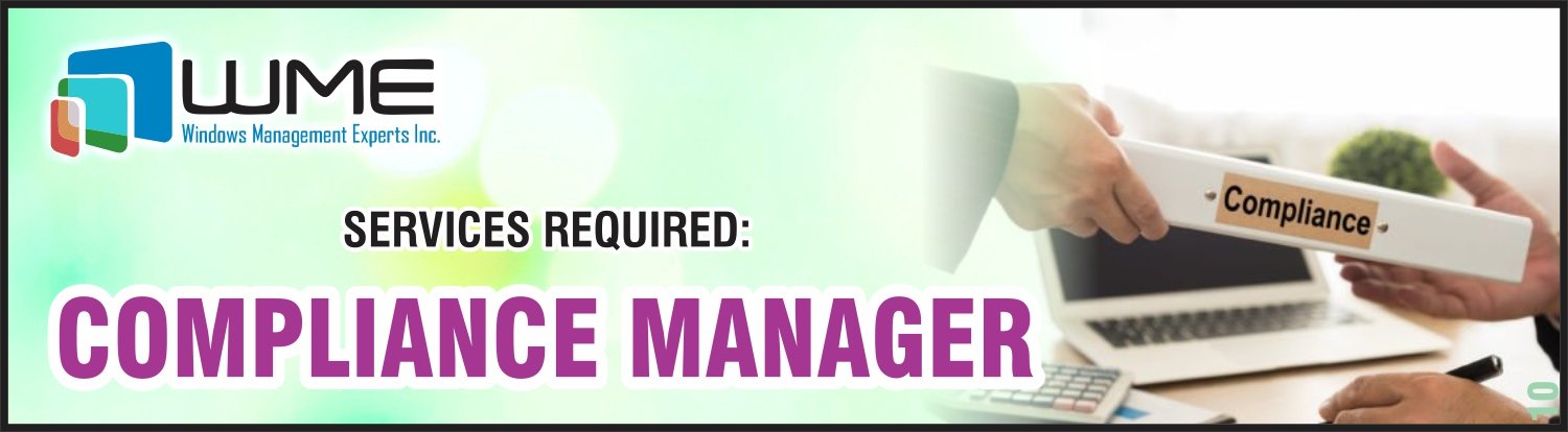 Compliance-Manager - Required by WME