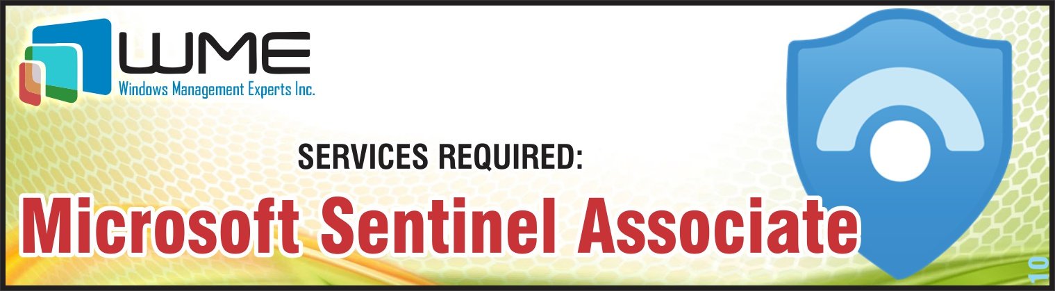 WME Requires Microsoft Sentinel Associate